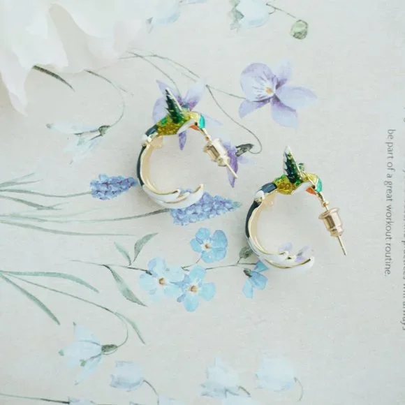 Bird earrings - Picture 3 of 6